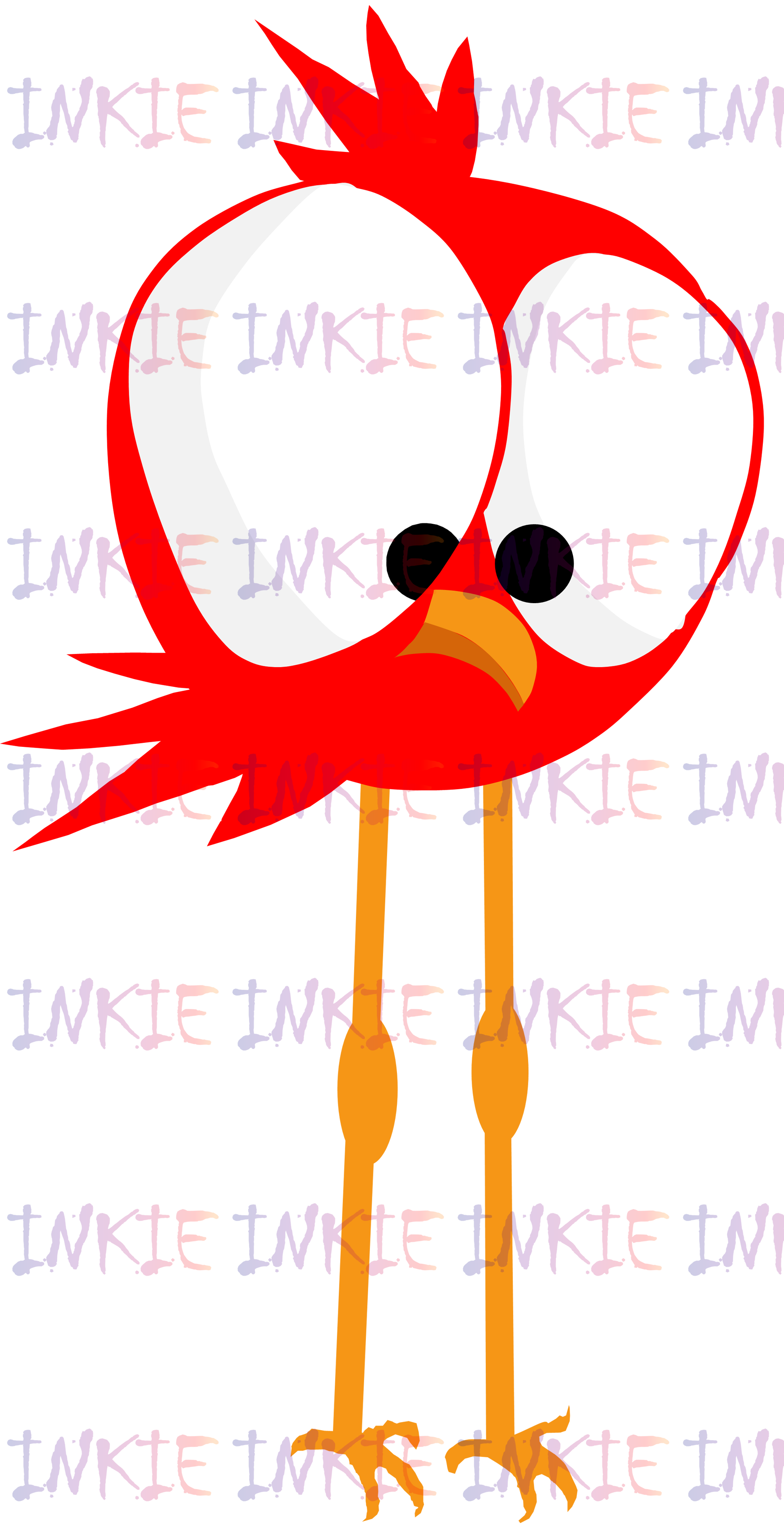 Tall Red Bird